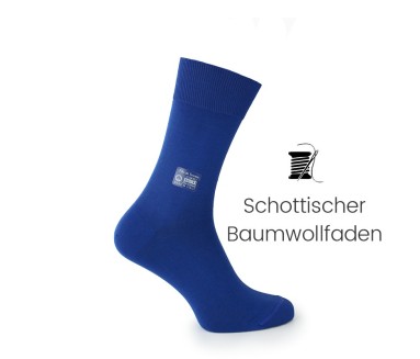 Vorderansicht  Socken Blau | Herrenschuhe – Mario Bertulli