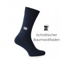Vorderansicht  Socken Dunkelblau | Herrenschuhe – Mario Bertulli