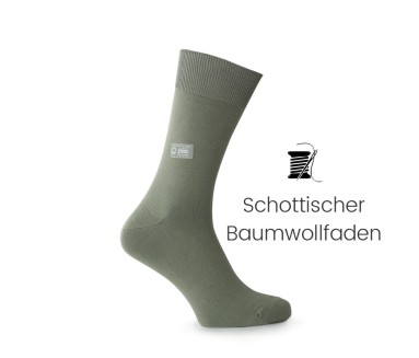 Vorderansicht  Socken Grün | Herrenschuhe – Mario Bertulli
