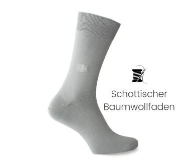 Vorderansicht  Socken Grau | Herrenschuhe – Mario Bertulli