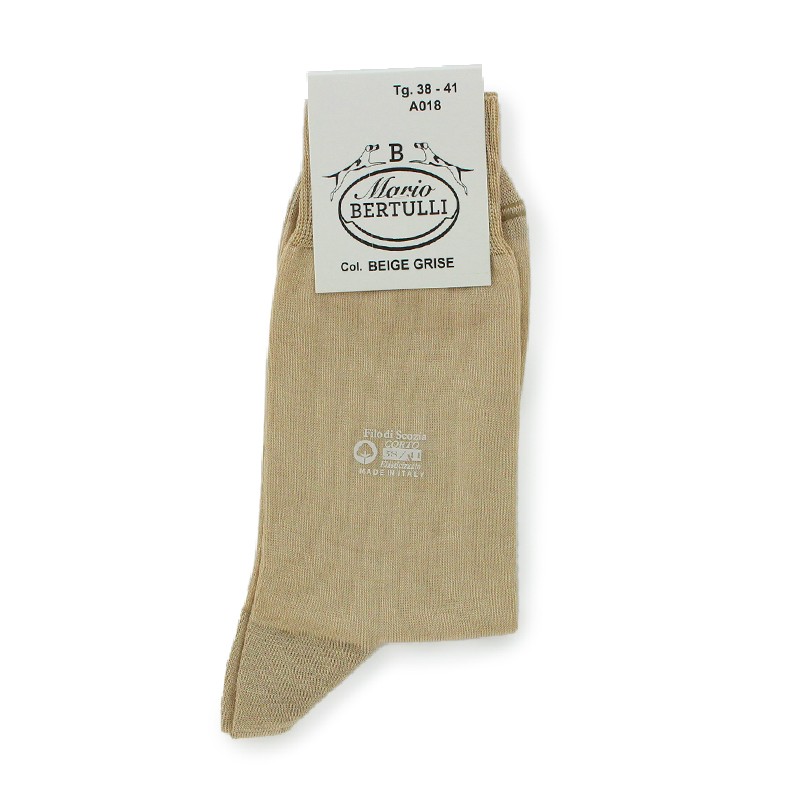 Vorderansicht  Socken Beige | Herrenschuhe – Mario Bertulli