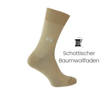 Vorderansicht  Socken Beige | Herrenschuhe – Mario Bertulli