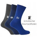 Vorderansicht  Box mit 3 Paar Socken - Marineblau/Anthrazit/Dunkelblau | Herrenschuhe – Mario Bertulli