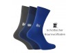 Vorderansicht  Box mit 3 Paar Socken - Marineblau/Anthrazit/Dunkelblau | Herrenschuhe – Mario Bertulli