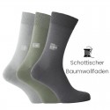 Vorderansicht  Box 3 Paar Socken - Grau/Grün/Hellgrau | Herrenschuhe – Mario Bertulli