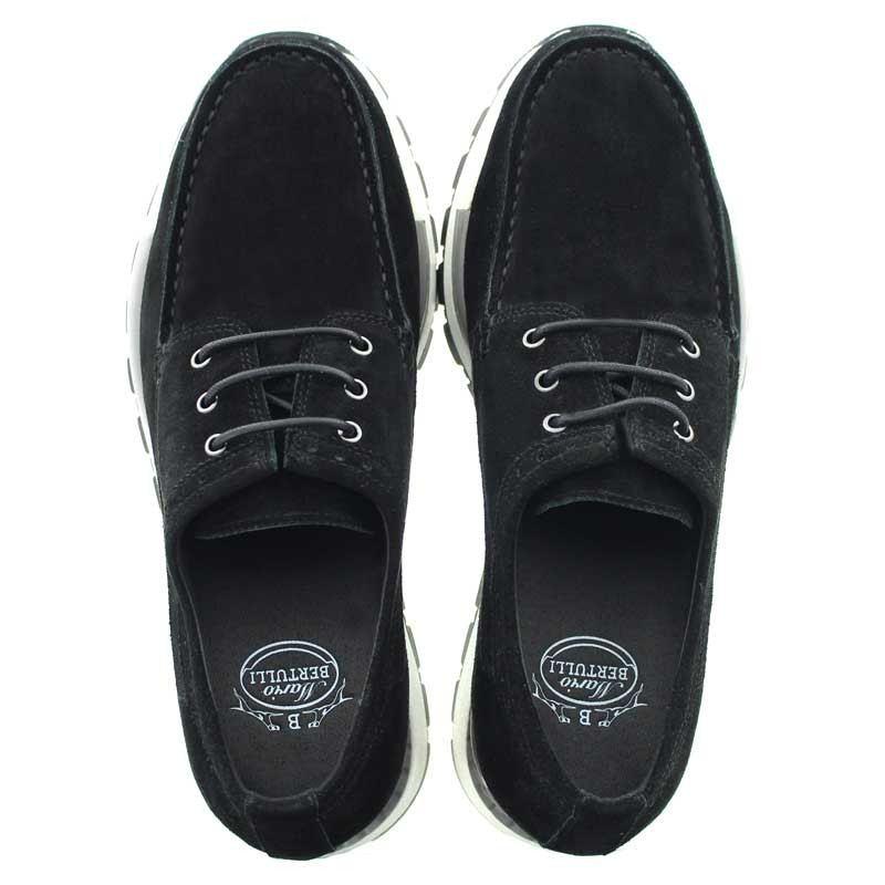 Sneaker Vernio Schwarz +7cm