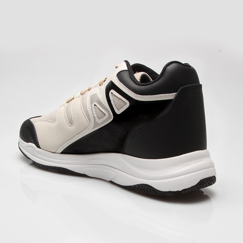 Baskets Rehaussantes Pitelli beige+7 cm