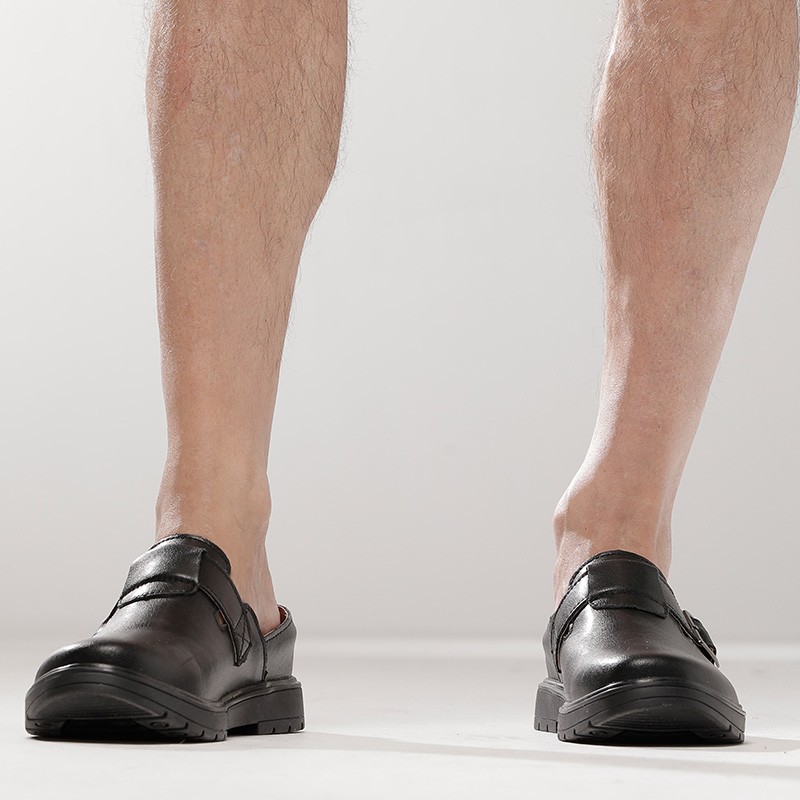 Sabot rehaussant Turi noir +6 cm