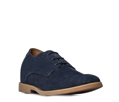 Schnürschu Cefalu Blau +6cm