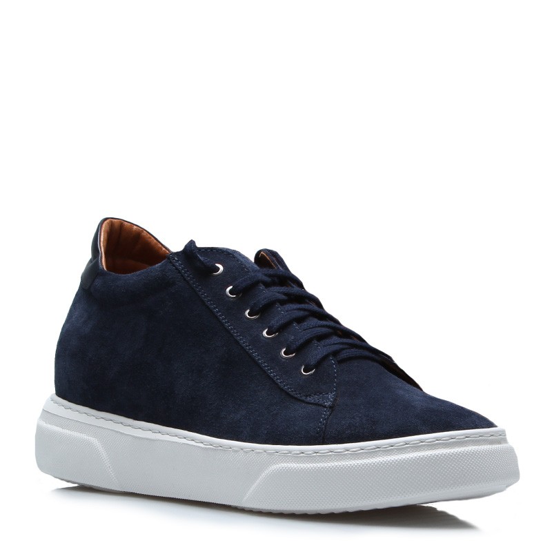 Sneaker mit Erhöhung Brera marine blau +7,5cm
