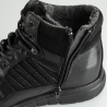 Herren-Wedges-Stiefeletten | Schwarz +6,5 cm | Mario Bertulli
