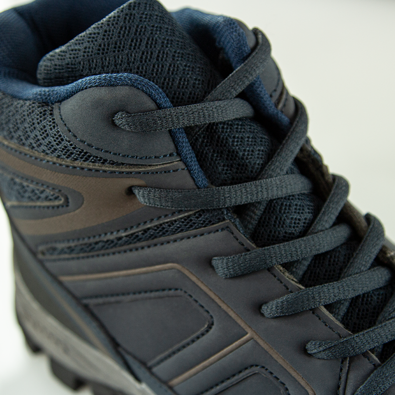 Sportschuhe mit einem integriertem Absatz für Männer | Dunkelblau +6cm | Mario Bertulli