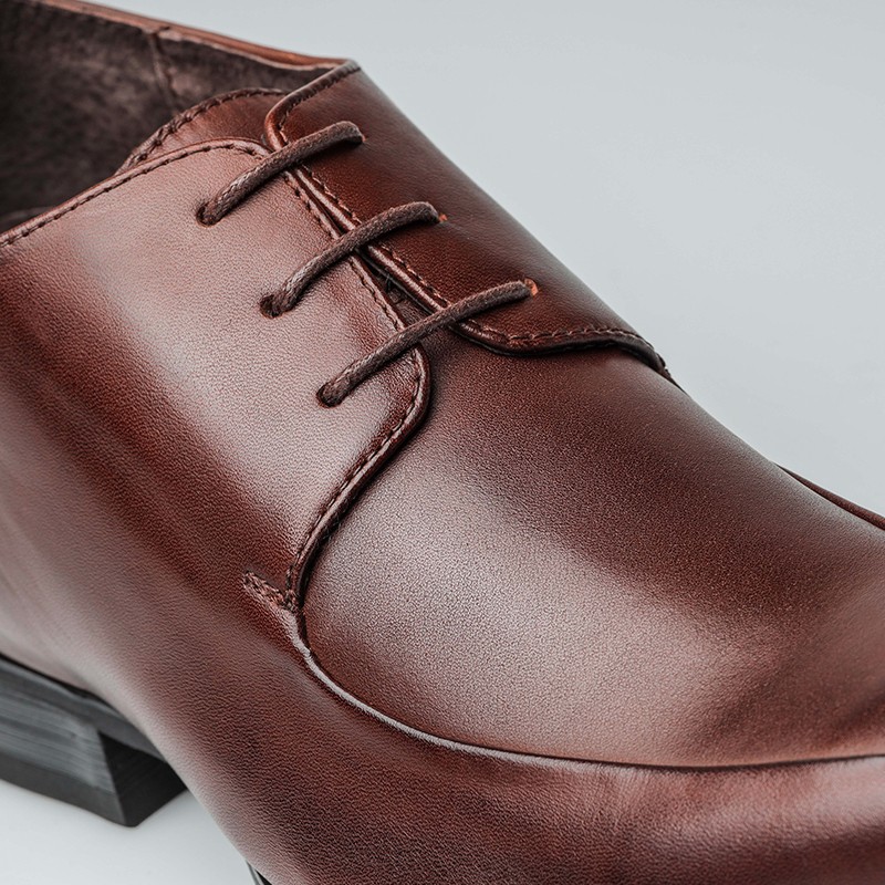 Schnürschuh Atessa Braun + 7cm