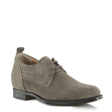 Derby Schuhe mit Erhöhung für Männer | grau + 6,5cm | Mario Bertulli