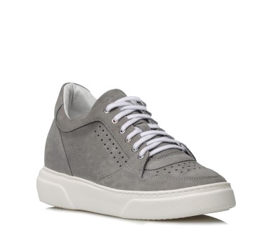 Sneaker Isolabona grau +7cm - Mario Bertulli