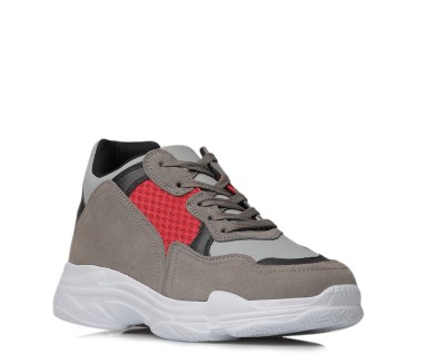 Sportschuh Sestino Grau +7cm - Mario Bertulli