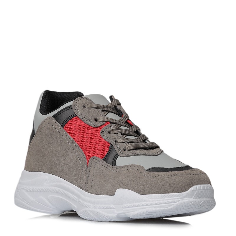 Sportschuh Sestino Grau +7cm - Mario Bertulli