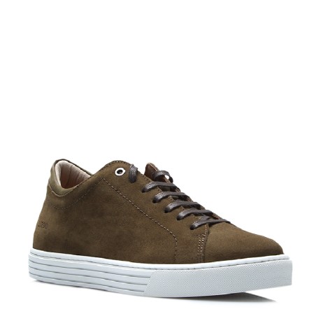 Sneaker mit Absatz Herren | Khaki +6 cm | Mario Bertulli