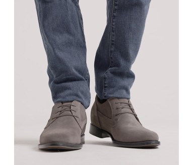 Derby Schuhe mit Erhöhung für Männer | grau + 6,5cm | Mario Bertulli