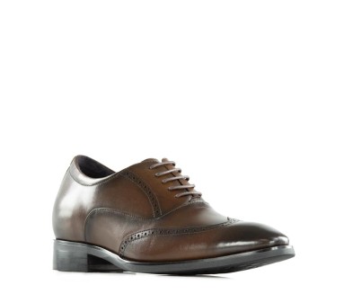 Schnürschuh Arsoli Braun +7cm