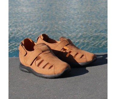 Sandalen Bova Hellbraun +6.5cm - Mario Bertulli