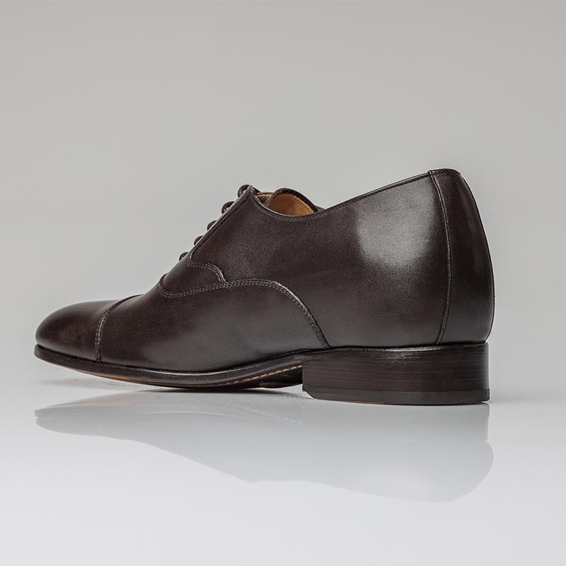 Schnürschuh Brescia braun +6cm