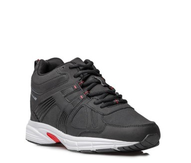 Sportschuhe mit einem integriertem Absatz für Männer | Schwarz +7.5cm | Mario Bertulli