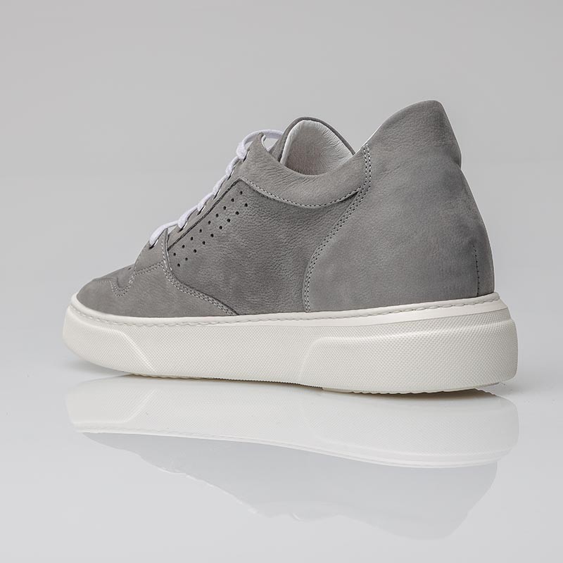 Sneaker Isolabona grau +7cm - Mario Bertulli