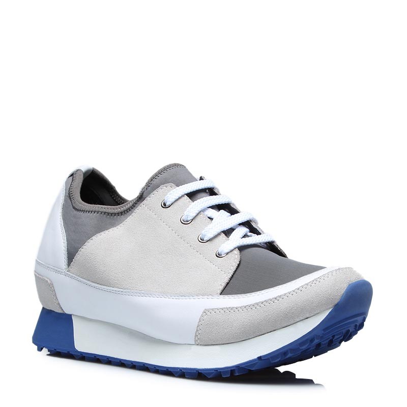 Sneaker Ivrea Beige/weiss +7cm