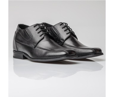 Schnürschuh Sepino Schwarz +6cm - Mario Bertulli