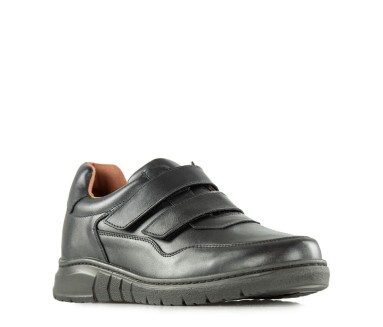 Schnürschuh Vinci Schwarz +7cm