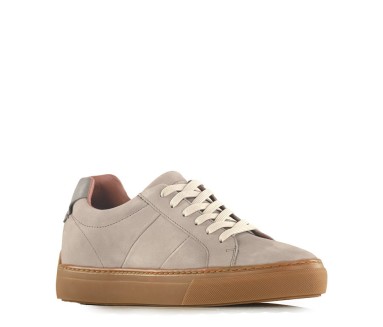 Sneaker mit Erhöhung Alessano Hellgrau +6,5cm