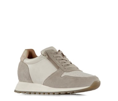 Sportschuhe mit einem integriertem Absatz für Männer | Beige +7,5cm | Mario Bertulli