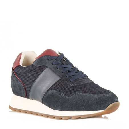 Bellagio Marineblau Sneakers +7,5 cm