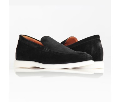 Schwarz Positano Loafer +5cm