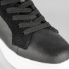 Lecce Elevator Sneaker schwarz +7 cm