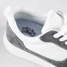 Assisi Elevator Sneaker weiß und grau +6 cm