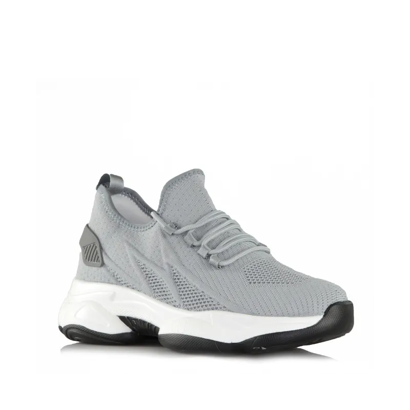 Sneaker Messina Grau +7.5 cm