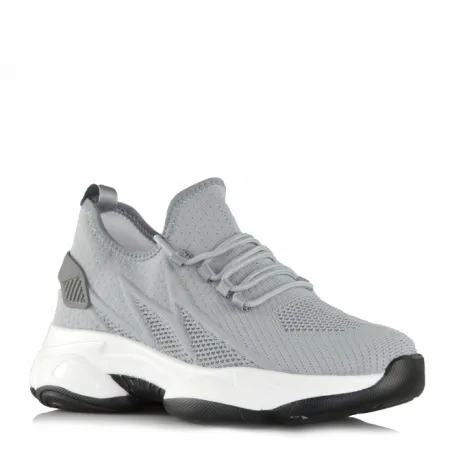 Sneaker Messina Grau +7.5 cm