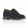 Herren-Mokassin mit Höhengewinn | Marineblau +7,5 cm | Mario Bertulli