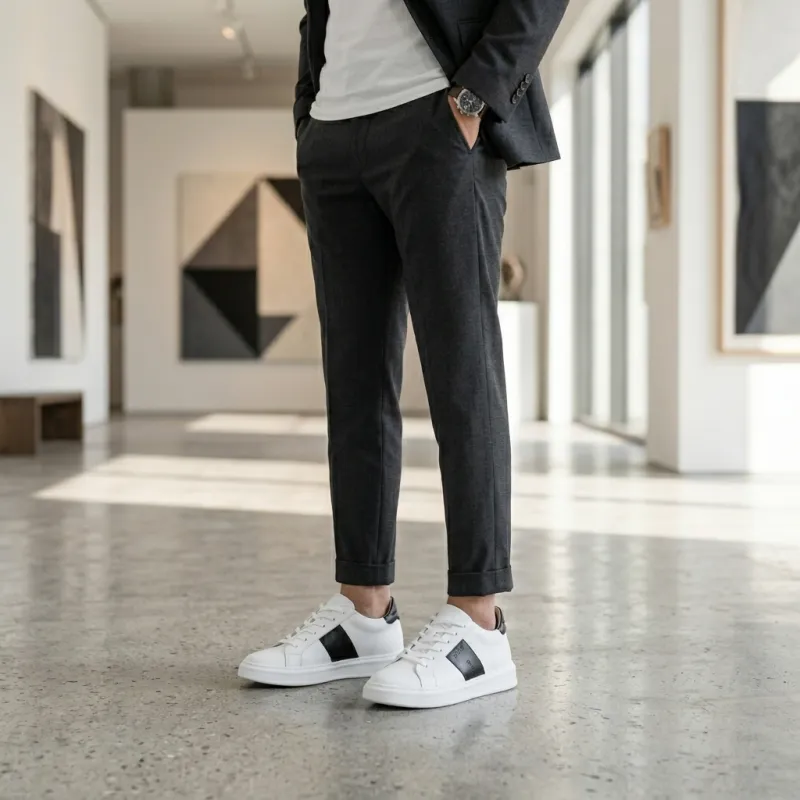 Vicenza Elevator Sneaker wei&szlig; +7 cm