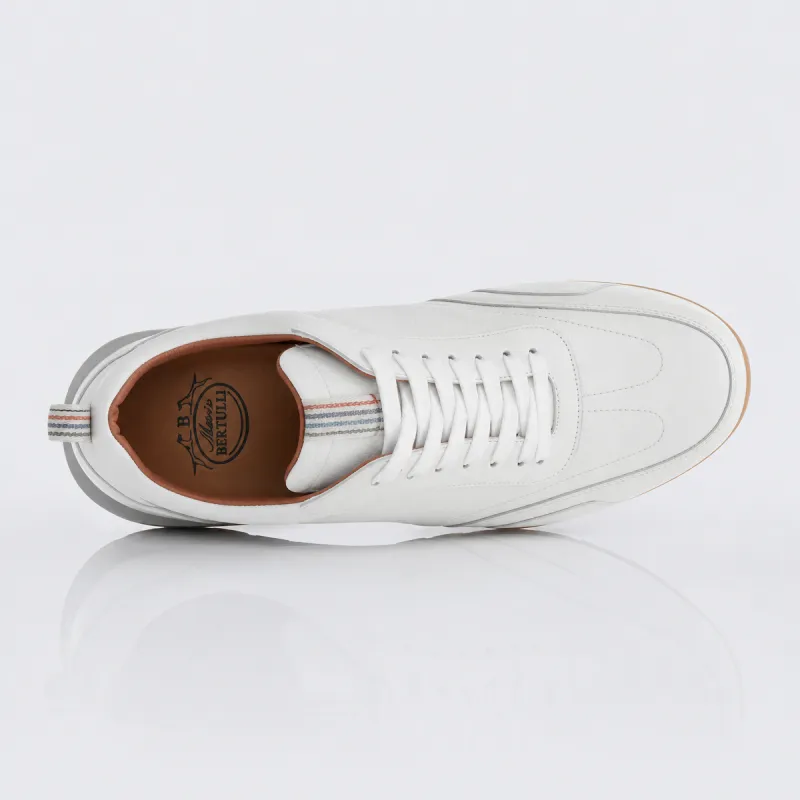 Erhöhter Sneaker Lucca Weiß Mario Bertulli | Komfort & Stil