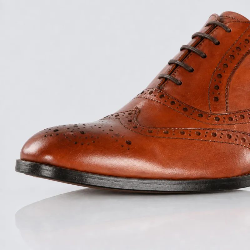 Richelieu kompensiert Herren | Braun +6 CM | Mario Bertulli