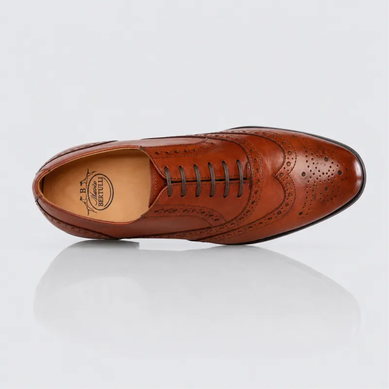 Richelieu kompensiert Herren | Braun +6 CM | Mario Bertulli
