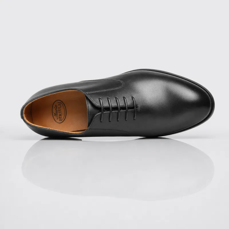 Richelieu kompensiert Herren | Schwarz +6 CM | Mario Bertulli