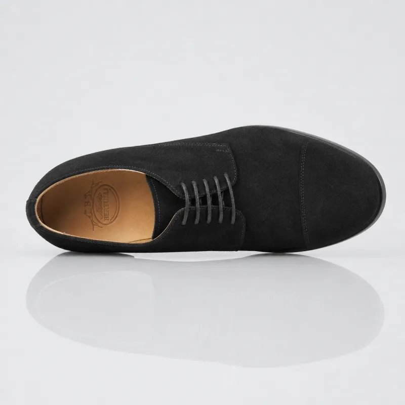 Richelieu mit Absatz für Herren | Schwarz +6 CM | Mario Bertulli