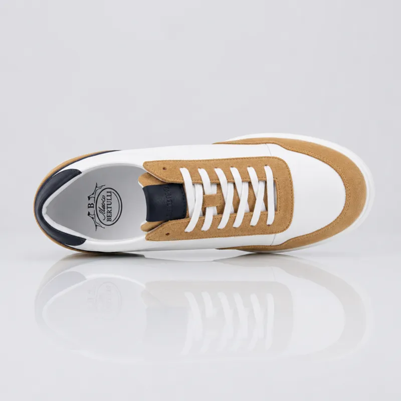 Sneaker mit Erhöhung Potenza beige +9cm
