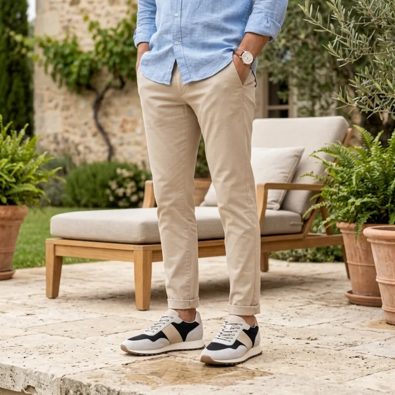 Bellagio Grau Sneakers +7.5 cm