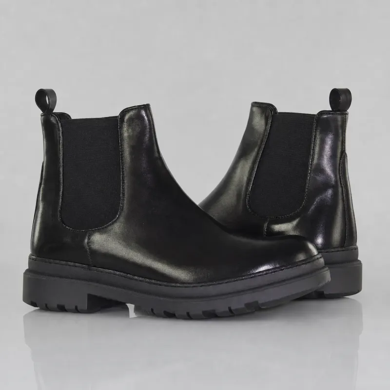 Aosta-Aufwertende Stiefeletten +7 cm