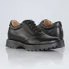 Derby-Schuhe mit Keilabsatz für Herren | Schwarz +9 CM | Mario Bertulli